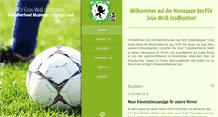 Desktop Screenshot of fsv-grossbothen.de